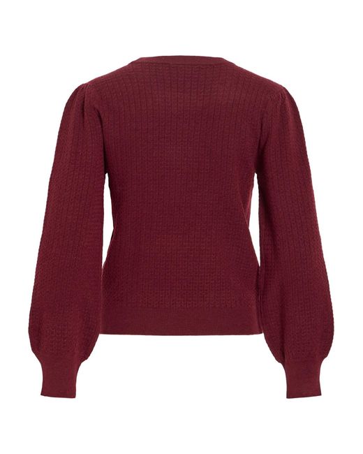 Vila Red Pullover Vimable