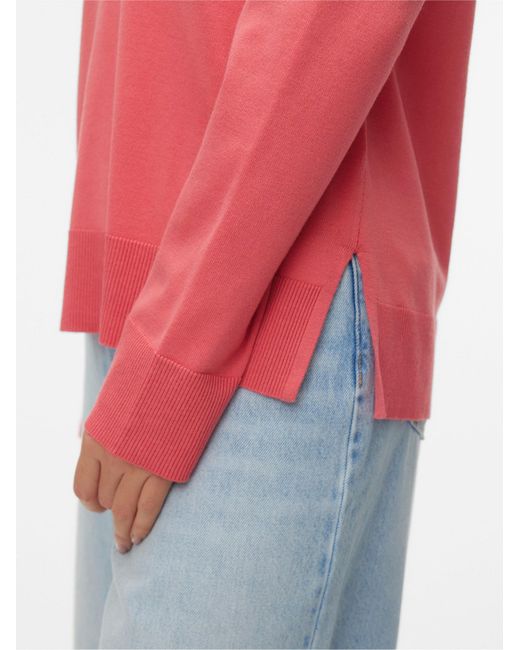 Vero Moda Pink Pullover Vmsilje