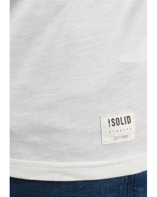 Solid Shirt Florian in Blue für Herren
