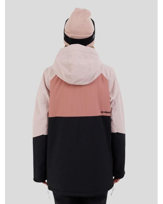 Fundango Pink Winterjacke Birch Eco Logo Anorak