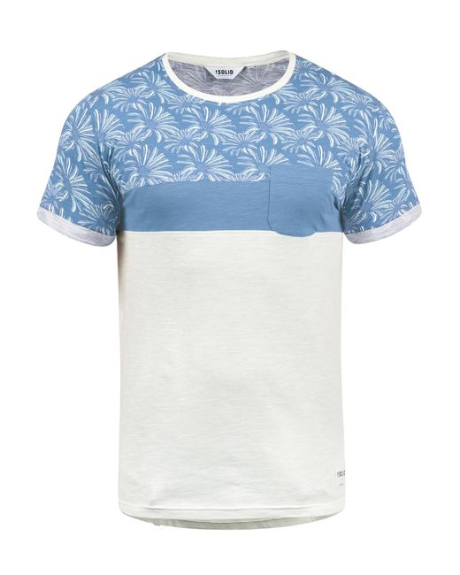 Solid Shirt Florian in Blue für Herren
