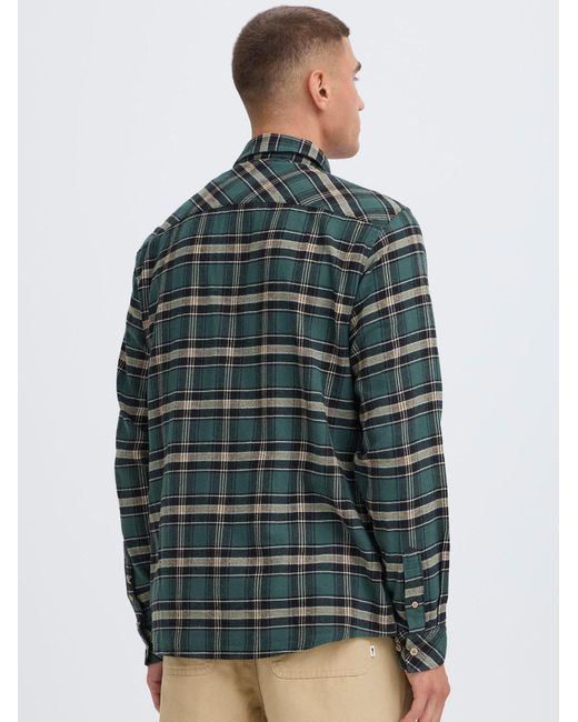 Solid Langarmhemd Sdsteve in Green für Herren