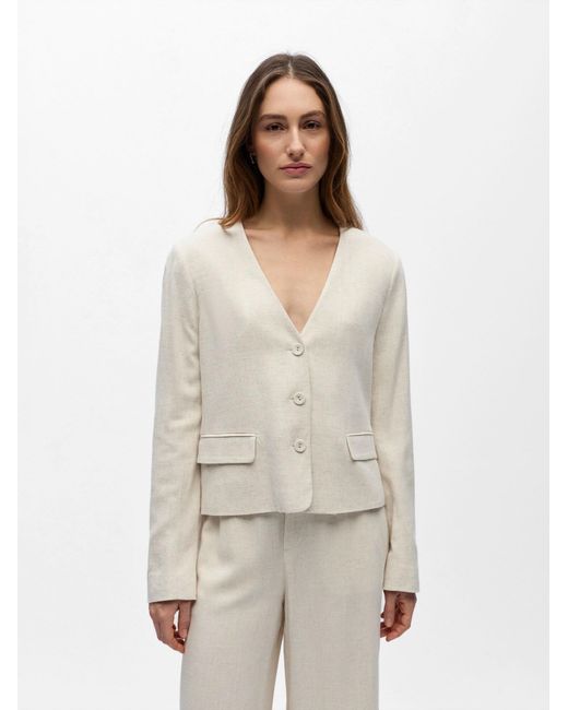 Object White Blazer Objsanne