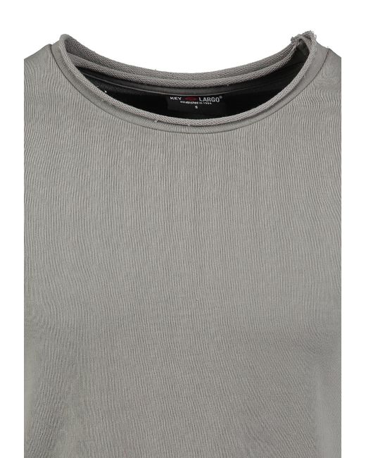 Key Largo Sweatshirt Level in Gray für Herren