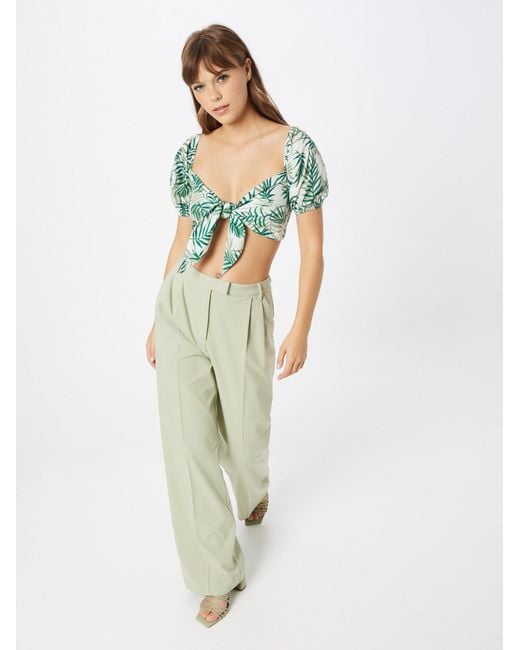 Nasty Gal Green Shirt