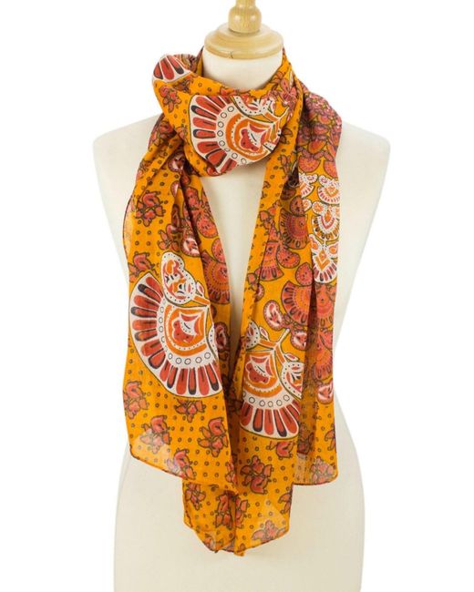 Sunsa Orange Schal