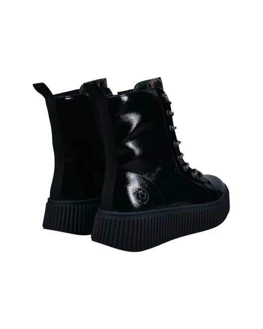 Bugatti Black Schnürstiefelette