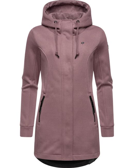 Ragwear Purple Sweatjacke Letti