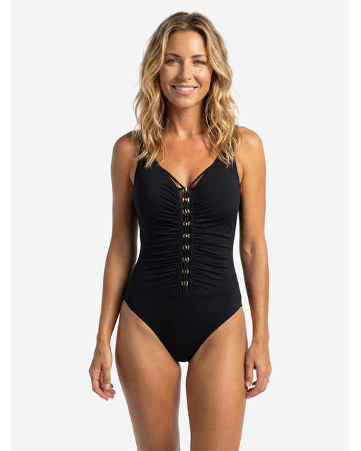 Sunflair Black Badeanzug Basic