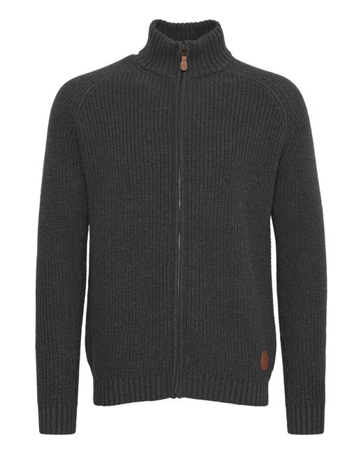 Solid Strickjacke Xenos in Black für Herren
