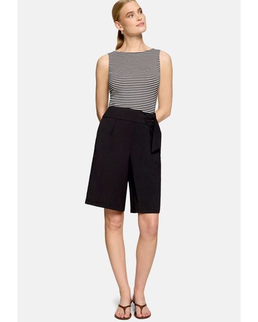 Zero Black Basic Shirt Mit U-Boot-Ausschnitt