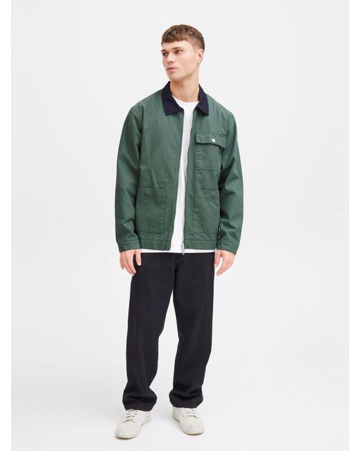 Solid Übergangsjacke in Green für Herren
