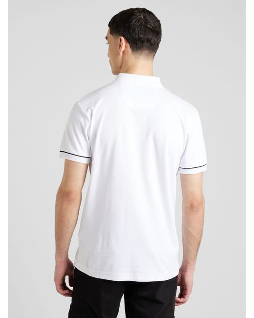 Boss Poloshirt 'paule' in White für Herren