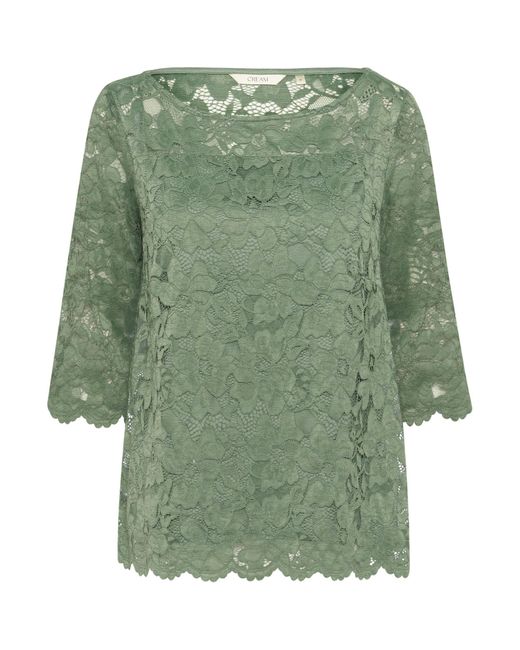 Cream Green Bluse 'Pria'
