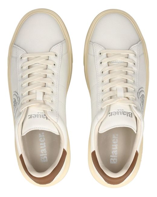 Blauer Sneaker in White für Herren