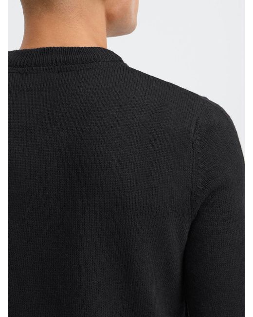 Solid Strickpullover Sdbabak in Black für Herren
