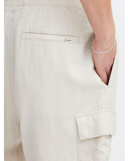Solid Cargohose Ferris in White für Herren