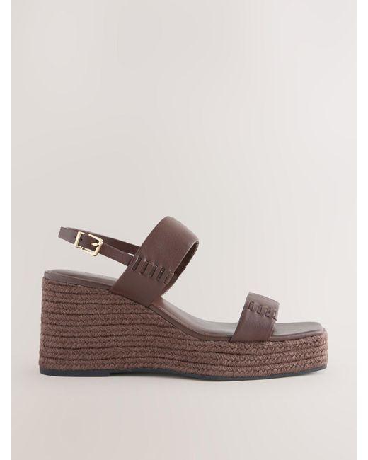 Next Brown Sandale