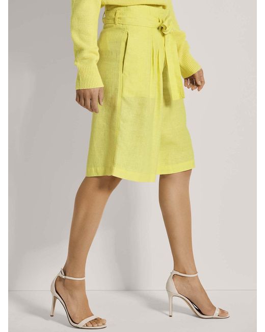 Madeleine Yellow Shorts