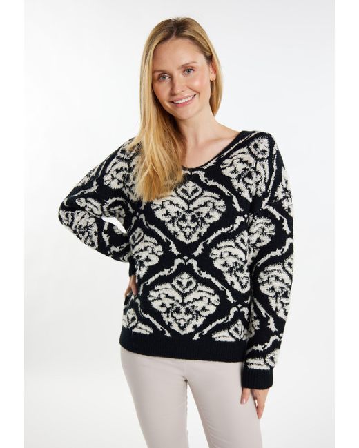 Usha Black Pullover Sivene