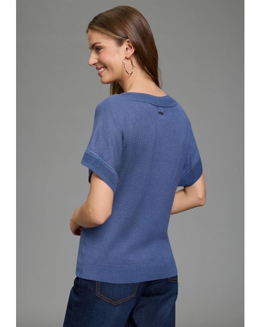 Laura Scott Blue Pullover