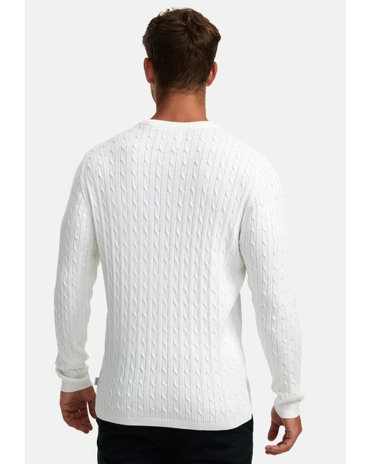 Kronstadt Pullover Cable in White für Herren