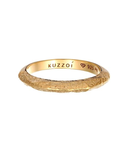 Kuzzoi Ring in Metallic für Herren