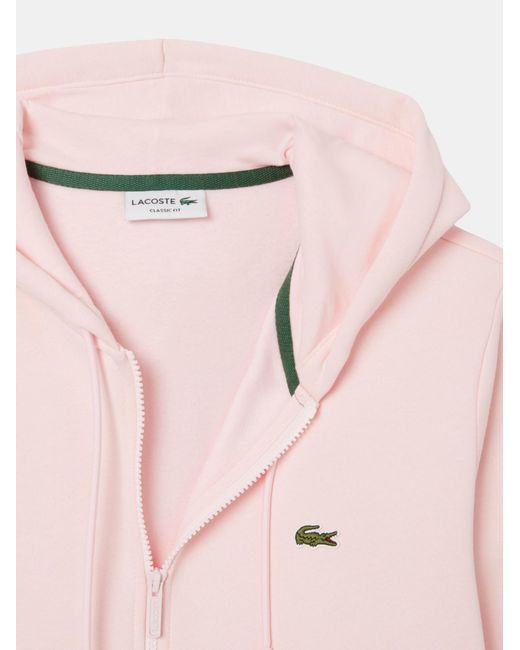 Lacoste Sweatjacke in Pink für Herren