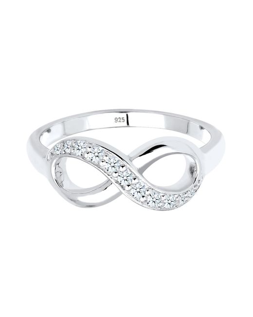 Elli DIAMONDS White Ring Infinity