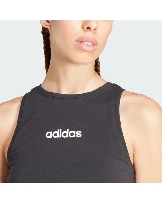 Adidas Black Sporttop Essentials