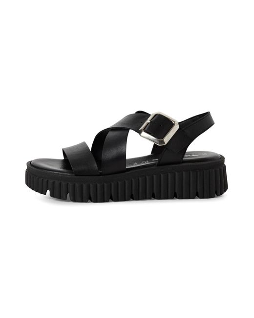 Tamaris Black Sandale