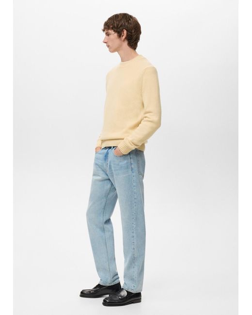 Mango Pullover Lory in Natural für Herren