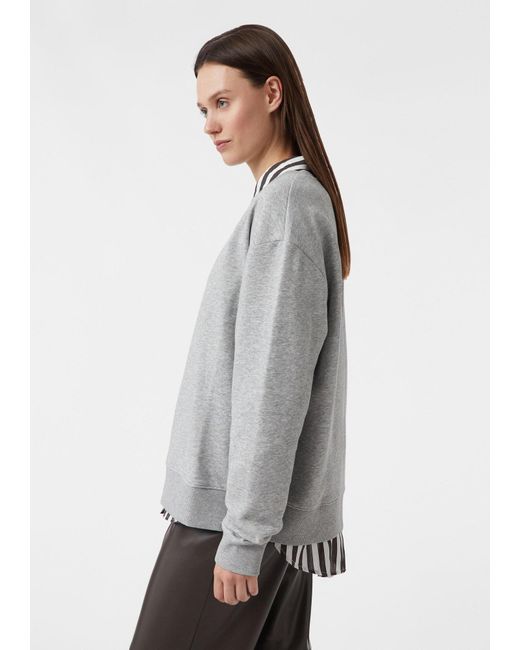 Comma, Gray Sweatshirt
