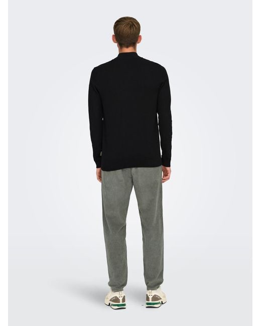 Only & Sons Pullover Onsloui in Black für Herren