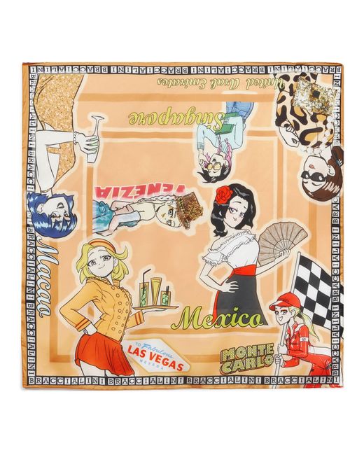 Braccialini Multicolor Tuch Foulard