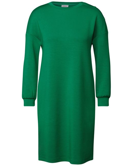 Cecil Green Kleid Mit Knopfdetail