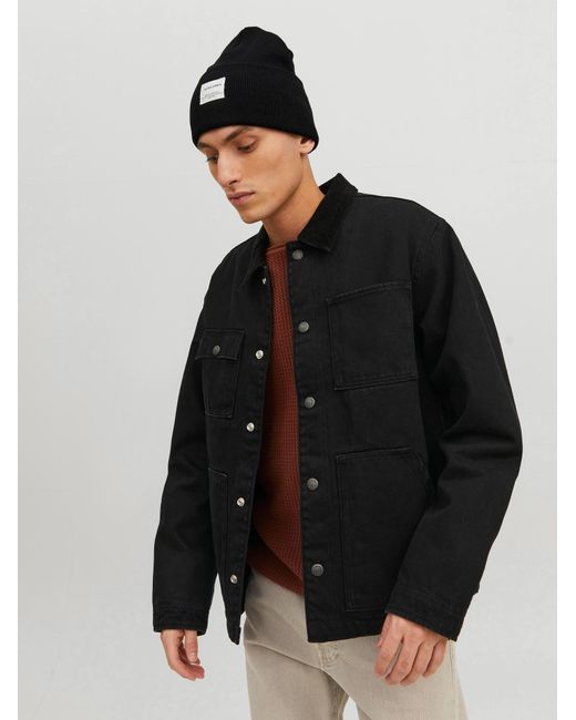 Jack & Jones Mütze Long Knit in Black für Herren