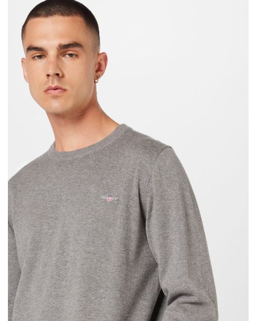 Gant Pullover Classic in Gray für Herren