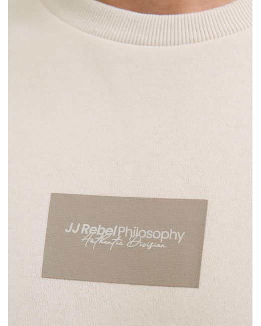JJ Rebel Sweatshirt Jrebduke in White für Herren