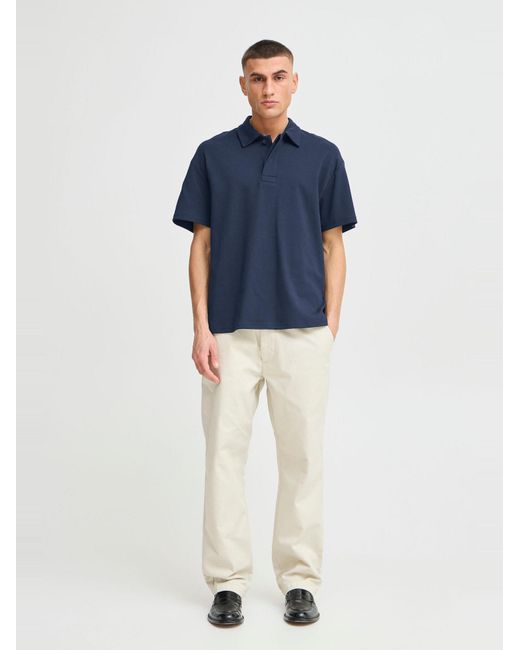Solid Poloshirt Sdoswald in Blue für Herren