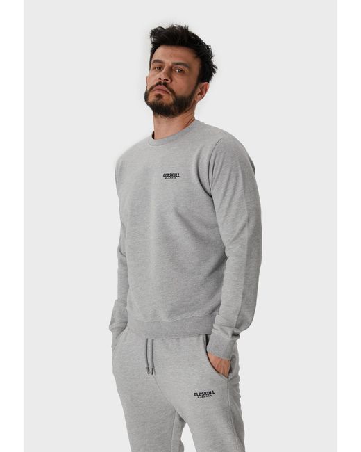 Oldskull Sweatshirt Basic Osk in Gray für Herren