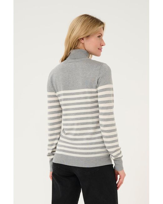 Kaffe Gray Pullover Ka Lizza