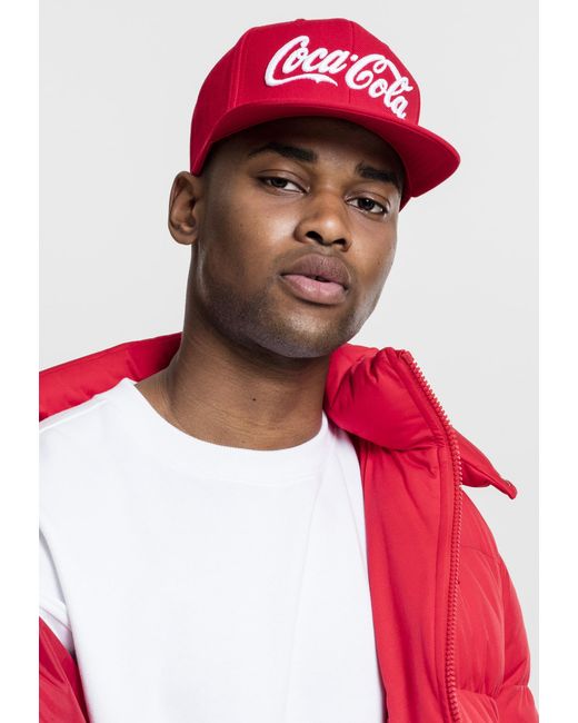 Mister Tee Cap 'coca-cola' in Red für Herren