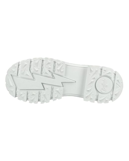 Buffalo White Schnürstiefelette Aspha Rld