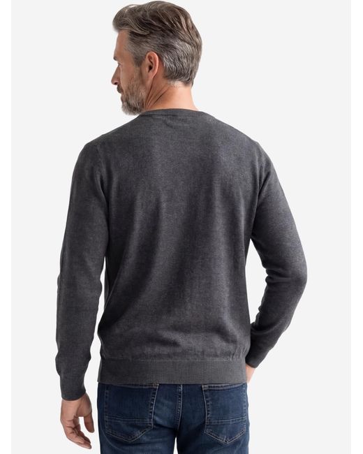 Redmond Pullover Basic in Gray für Herren
