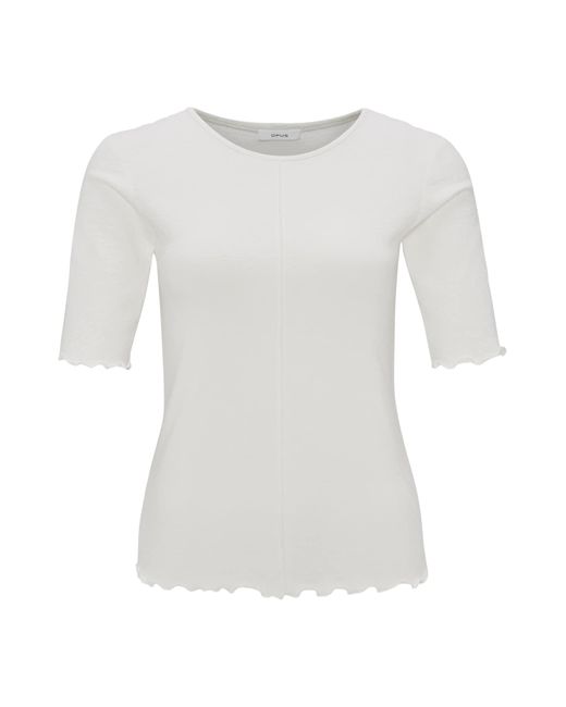Opus White T-shirt 'sirosa'