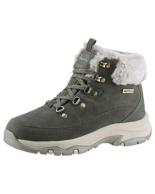 Skechers Black Schnürstiefelette Trego