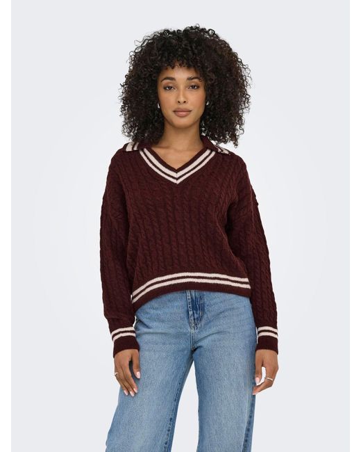 ONLY Red Pullover 'Onlkimberly'