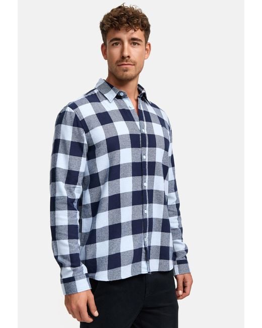 INDICODE Hemd in Blue für Herren