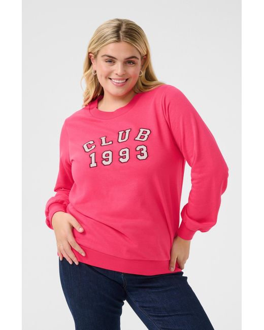 Kaffe Pink Pullover 'Violi'